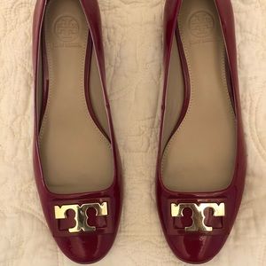 NWOT Tory Burch Raleigh Red Flats